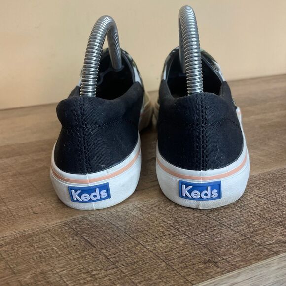 Keds Women's Jump Kick Palm Tree Print Slip-On Canvas Casual Sneakers size 8 - Picture 4 of 7